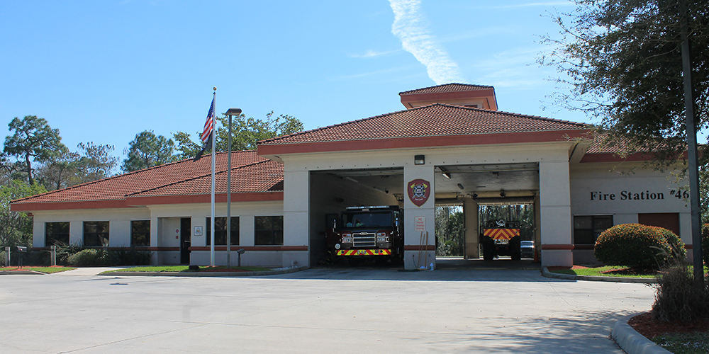 front exterior of station 46 building